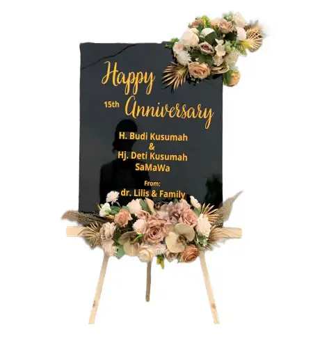 Papan Bunga Akrilik Juru Banu