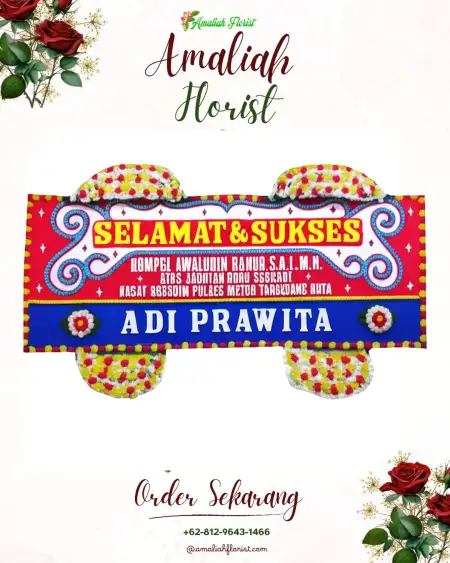 Papan Bunga Ucapan Selamat Juru Banu